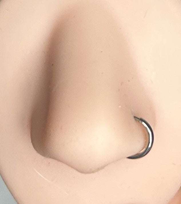 Titanium Thick Classic Clicker Hoop