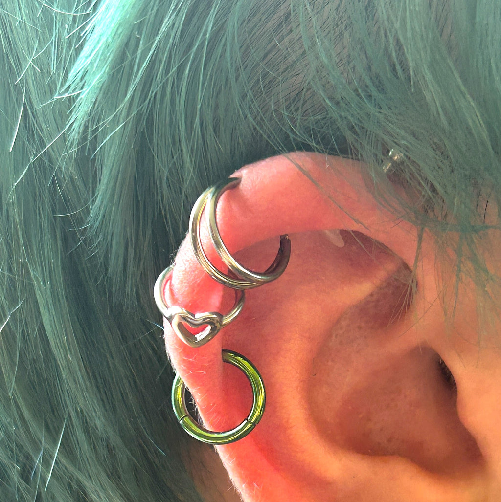316L Steel 16g Double Clicker