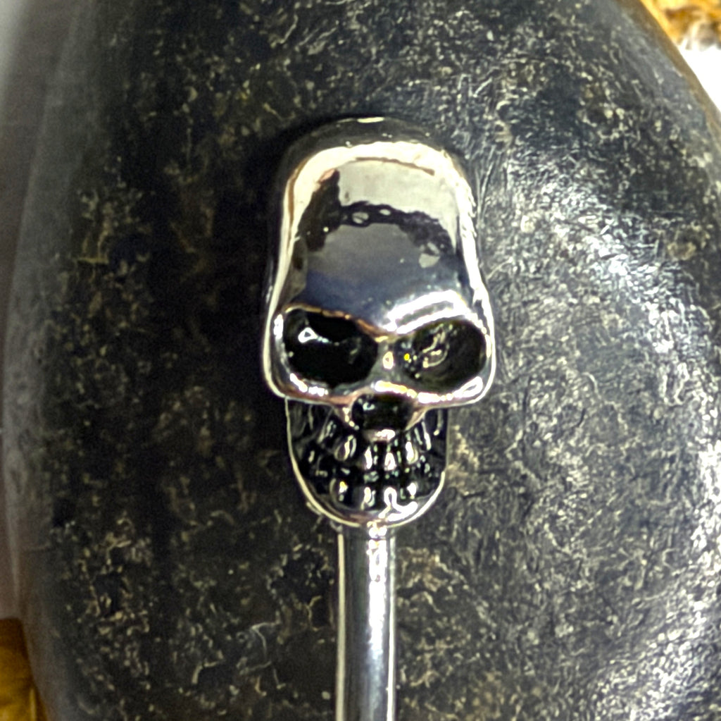 Curved Bar 316L Surgical Steel 16g Skull