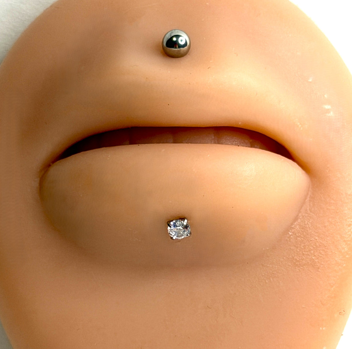 16g Steel Prong-Set Crystal Flat Back Stud
