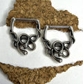 14g Steel Snake Nipple Clickers