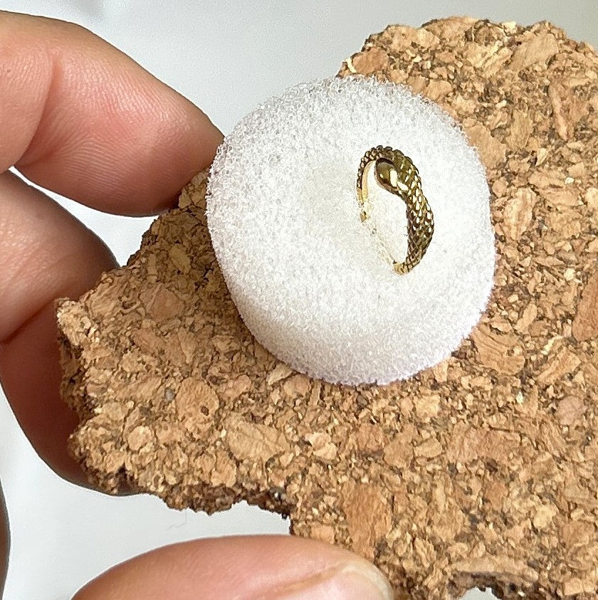 316L Steel 16g Snake Clicker
