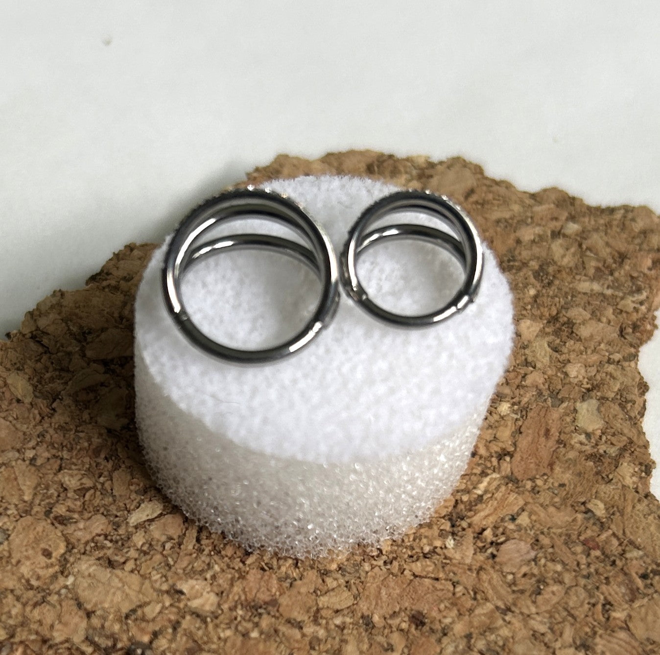 Titanium triple clicker with gems