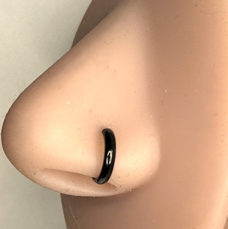 Titanium Thick Classic Clicker Hoop