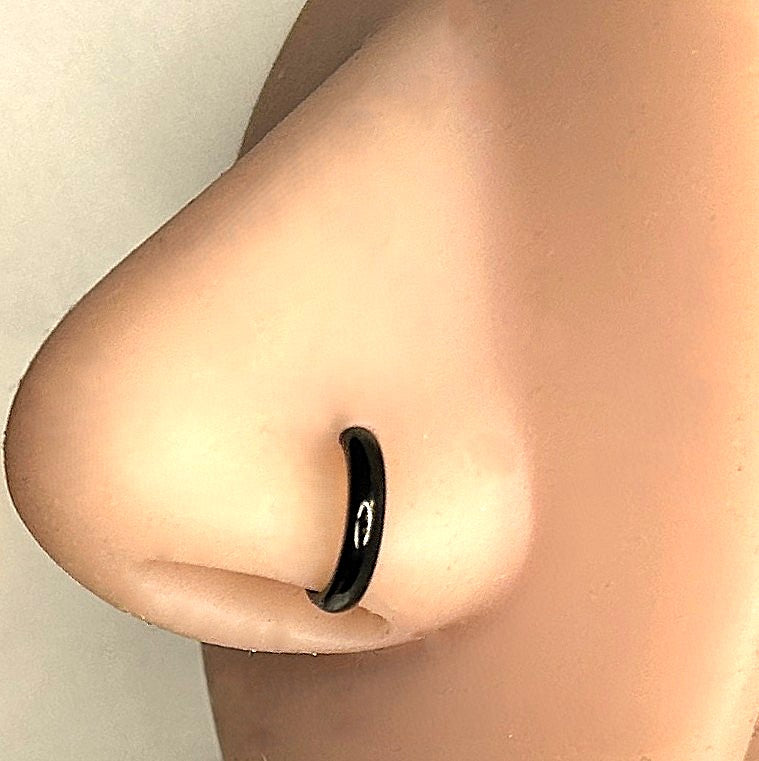 Titanium Thick Classic Clicker Hoop