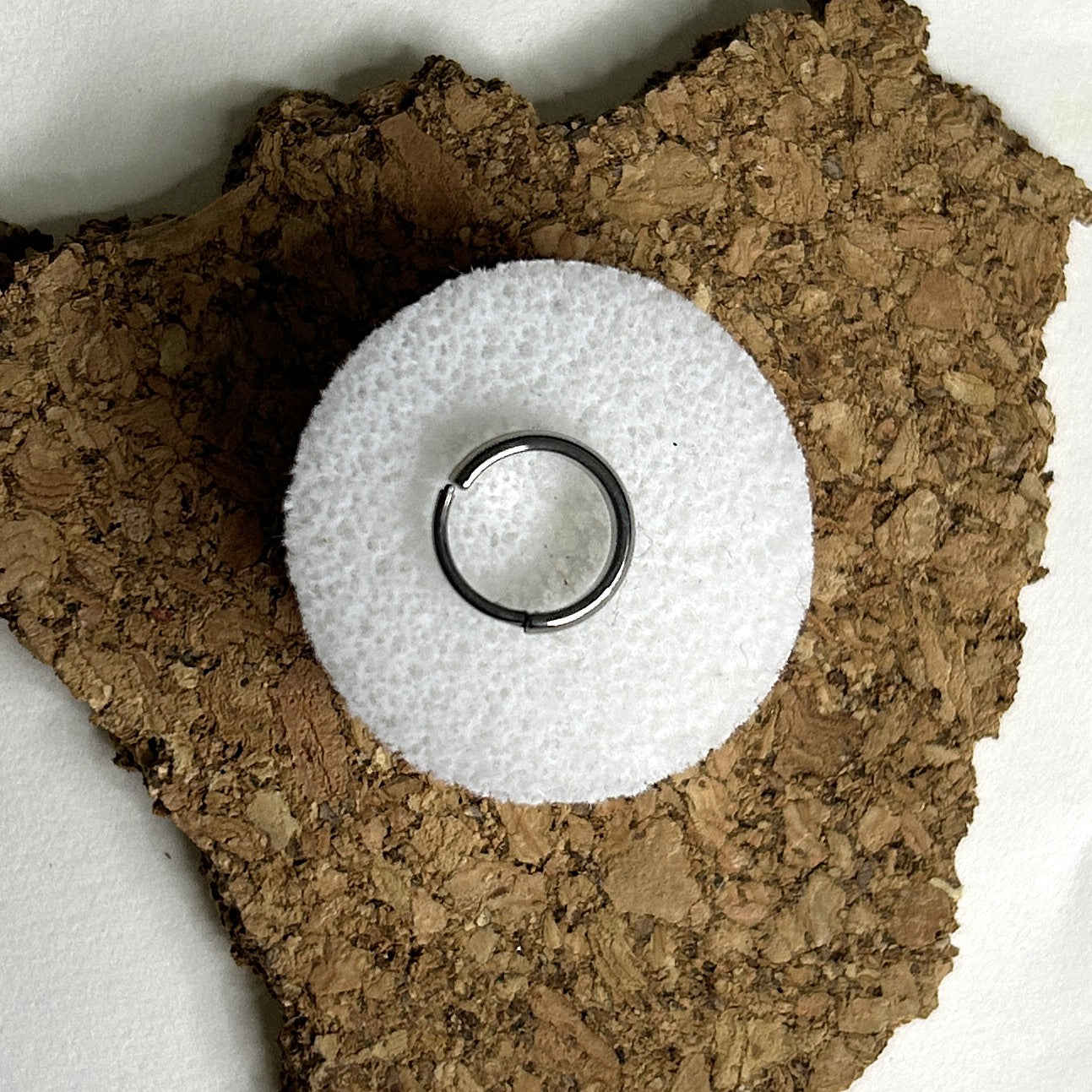 Titanium Thick Classic Clicker Hoop