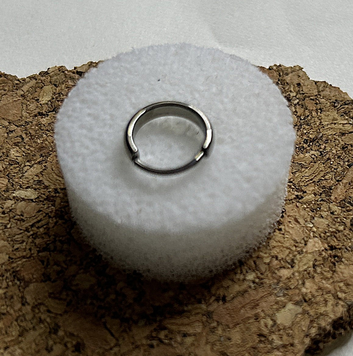 Titanium Thick Classic Clicker Hoop