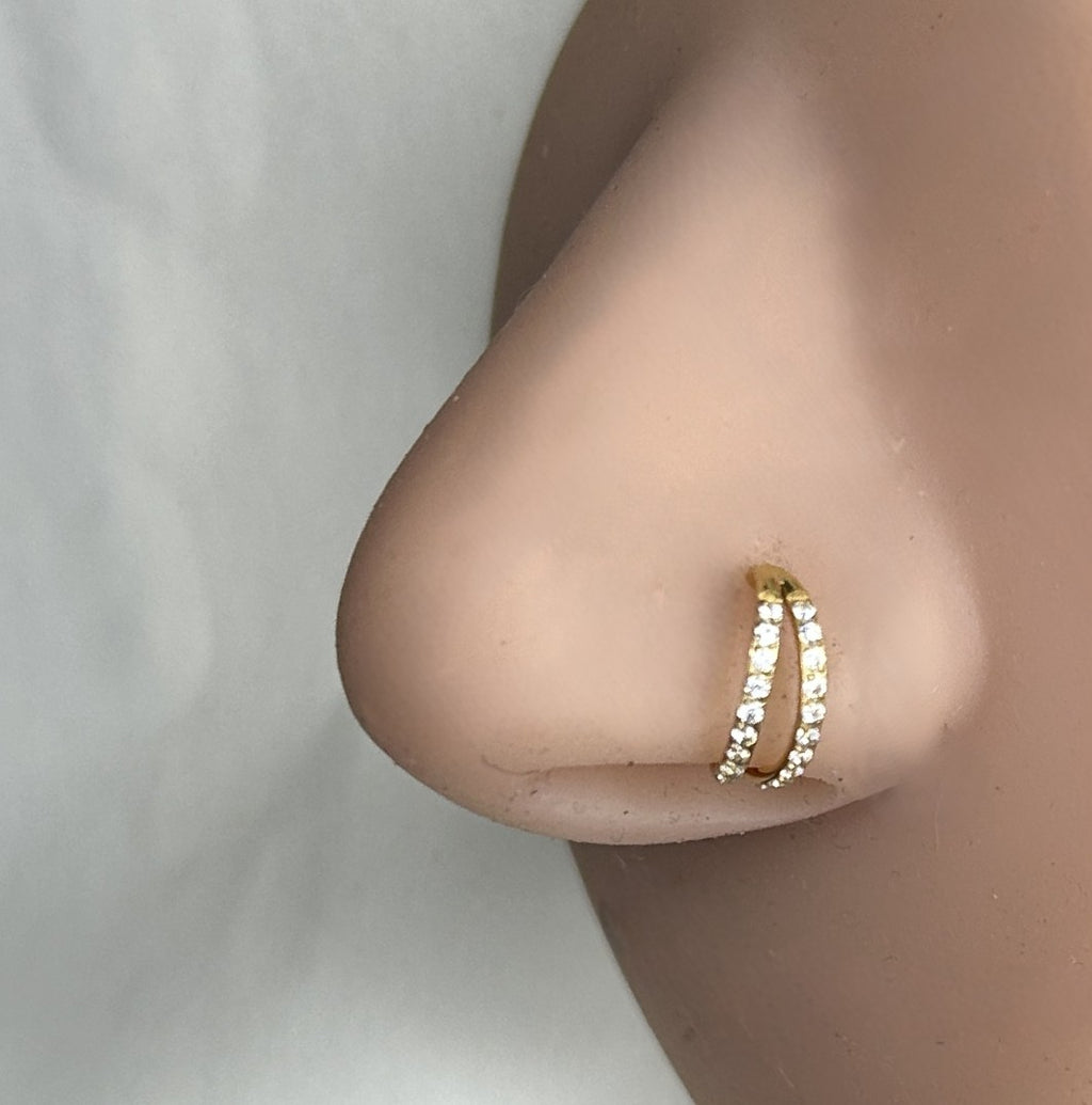 Titanium double clicker with gems