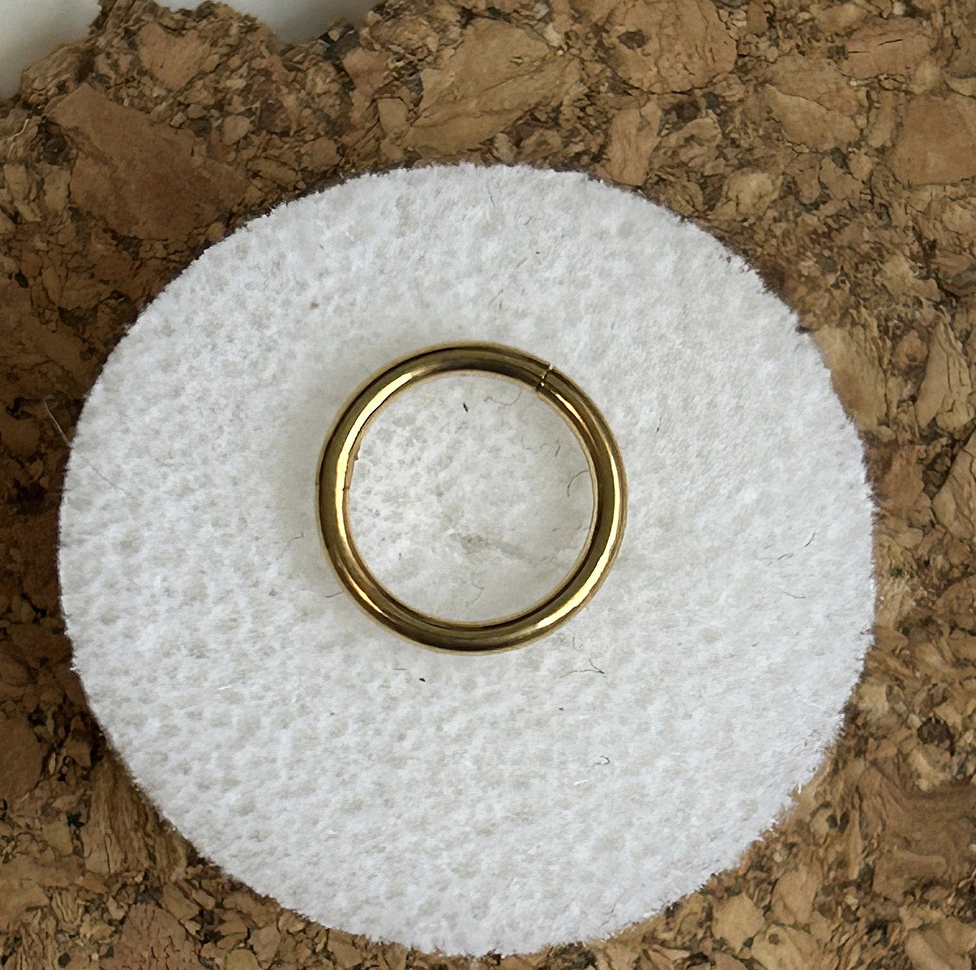 Steel clicker nose hoops
