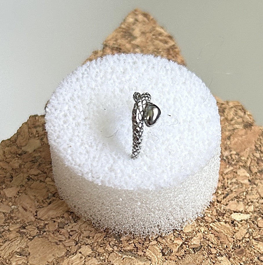 Steel snake clicker hoop