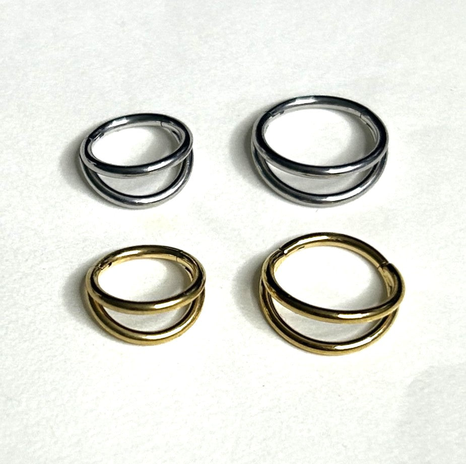 316L Steel 16g Double Clicker