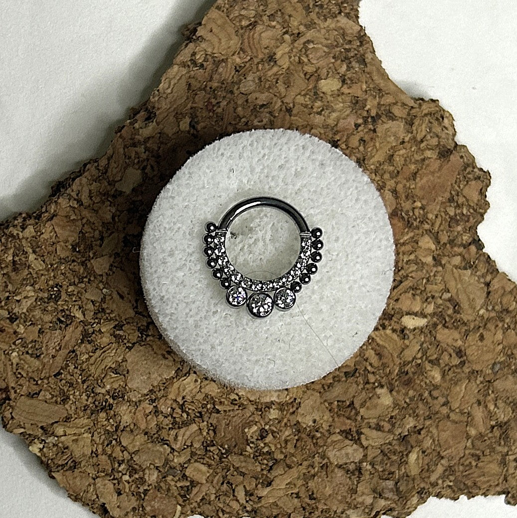 Titanium Bali Clicker Hoop