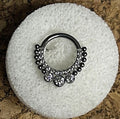 Titanium 16g Bali Gem Clicker