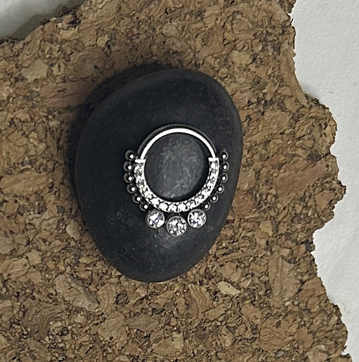 Titanium Bali Clicker Hoop
