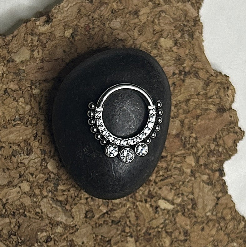 Titanium Bali Clicker Hoop
