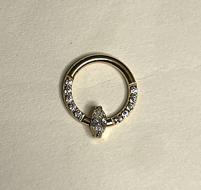 Titanium Marquis Clicker Hoop