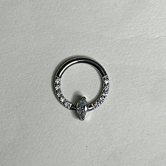 Titanium Marquis Clicker Hoop