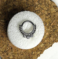 Titanium 16g Bali Gem Clicker