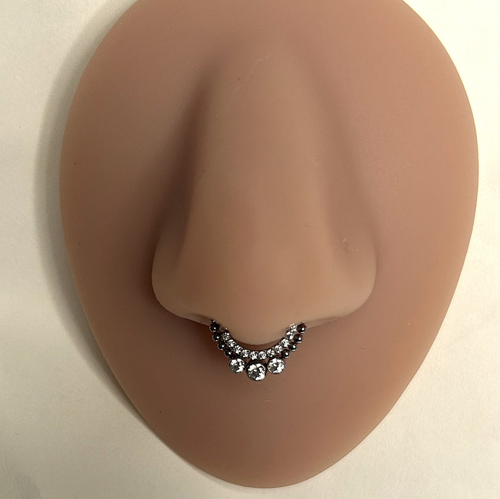 Titanium Bali Clicker Hoop