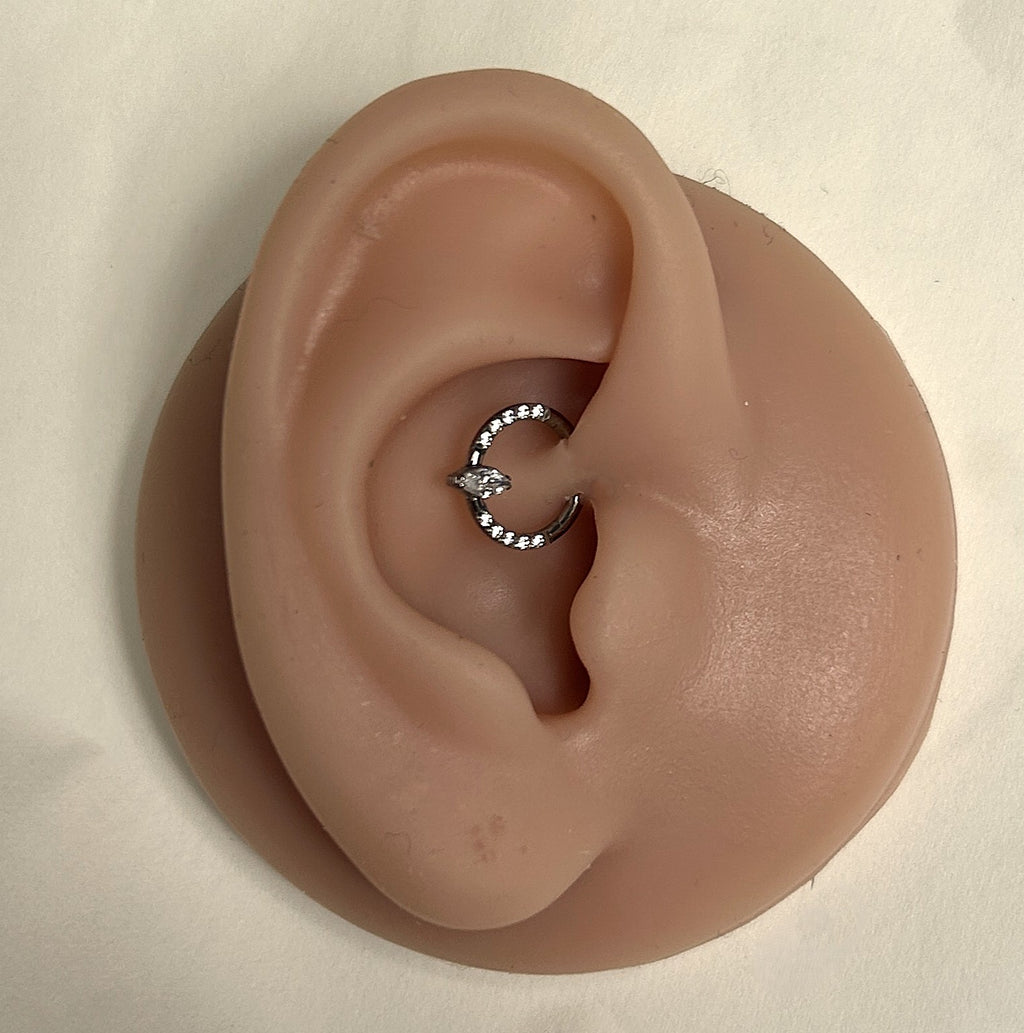 Titanium Marquis Clicker Hoop