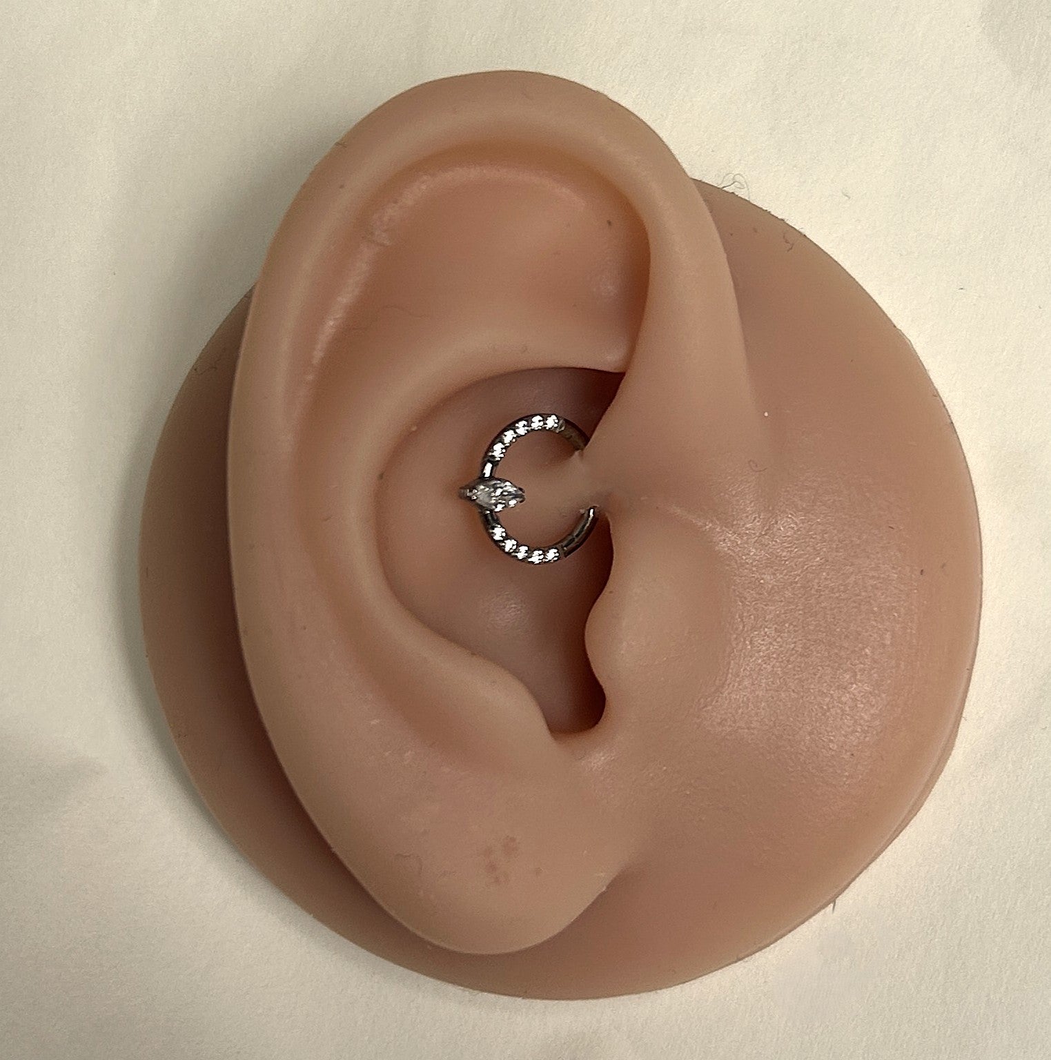 Titanium Marquis Clicker Hoop