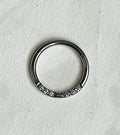 Steel  Space Gems Clicker Hoop