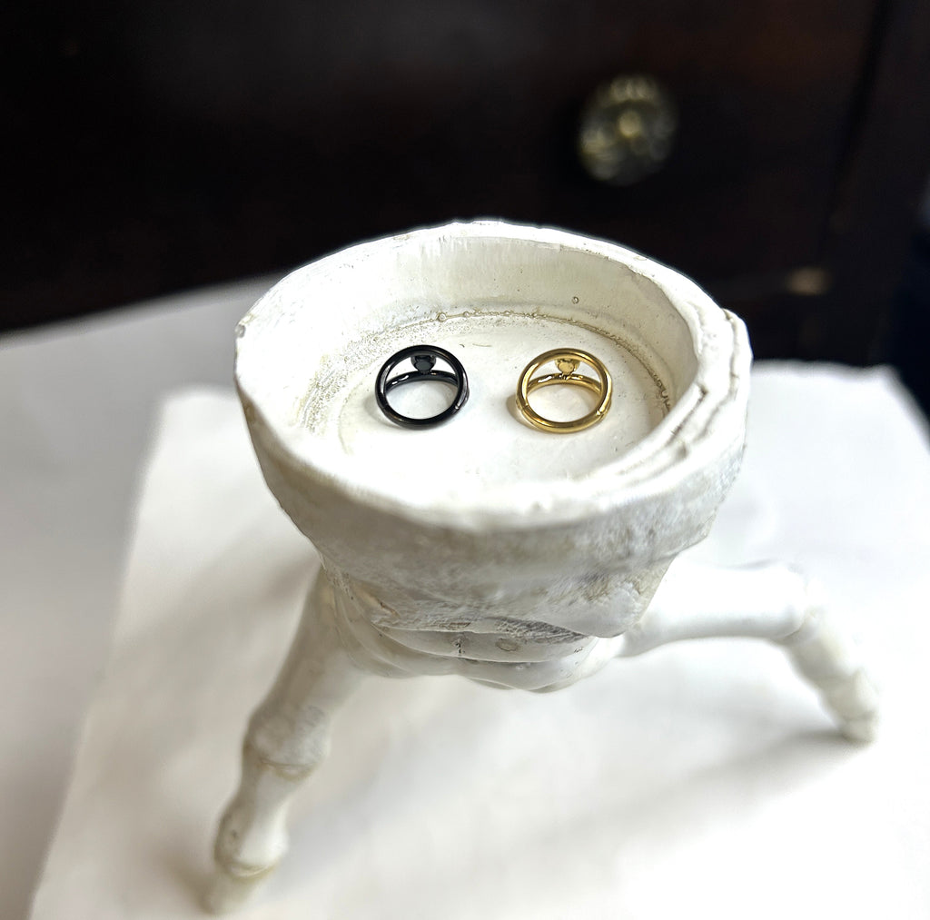 Steel Double Hoop Gem Clicker