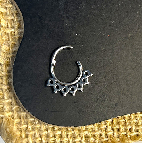 316L Steel 16g Sunburst Clicker