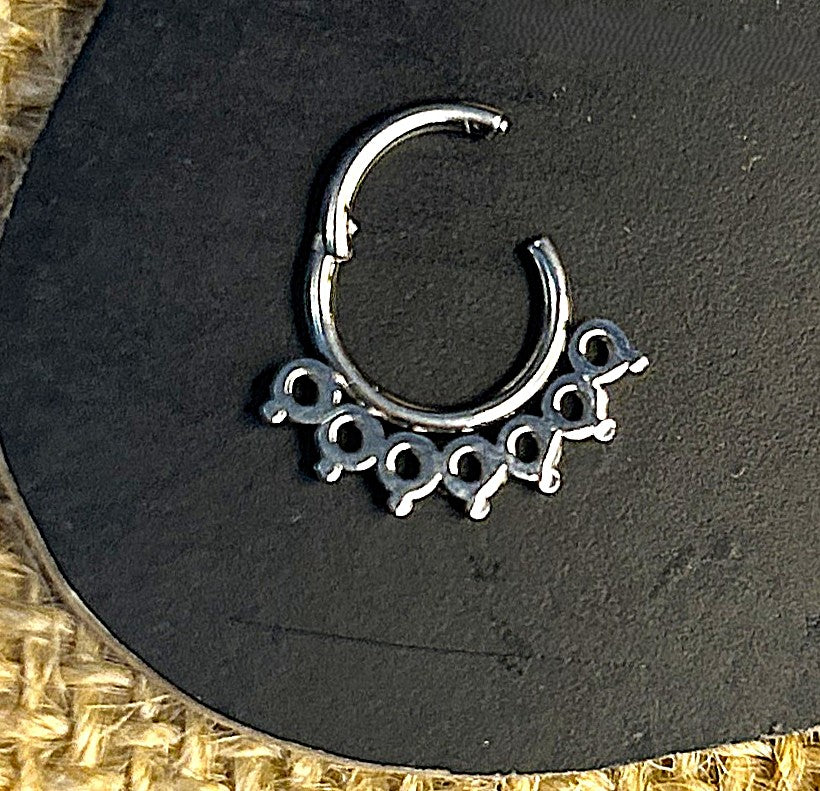 316L Steel 16g Sunburst Clicker