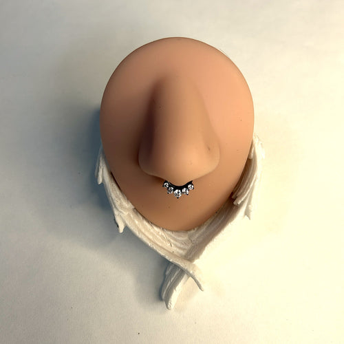 Black Steel Graduated Gem Clicker