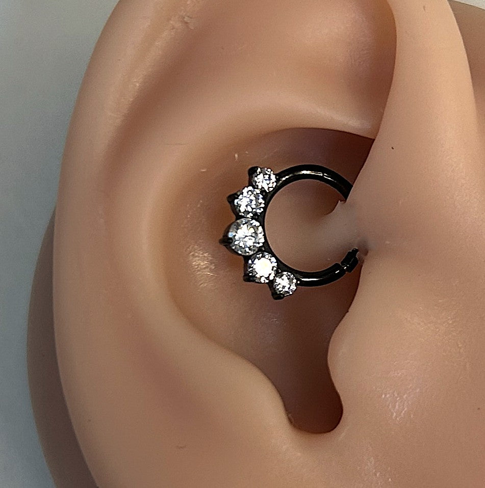 Black Steel Graduated Gem Clicker