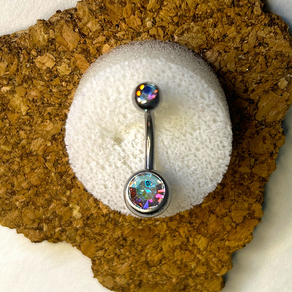 Aurora Double Gem Belly Ring