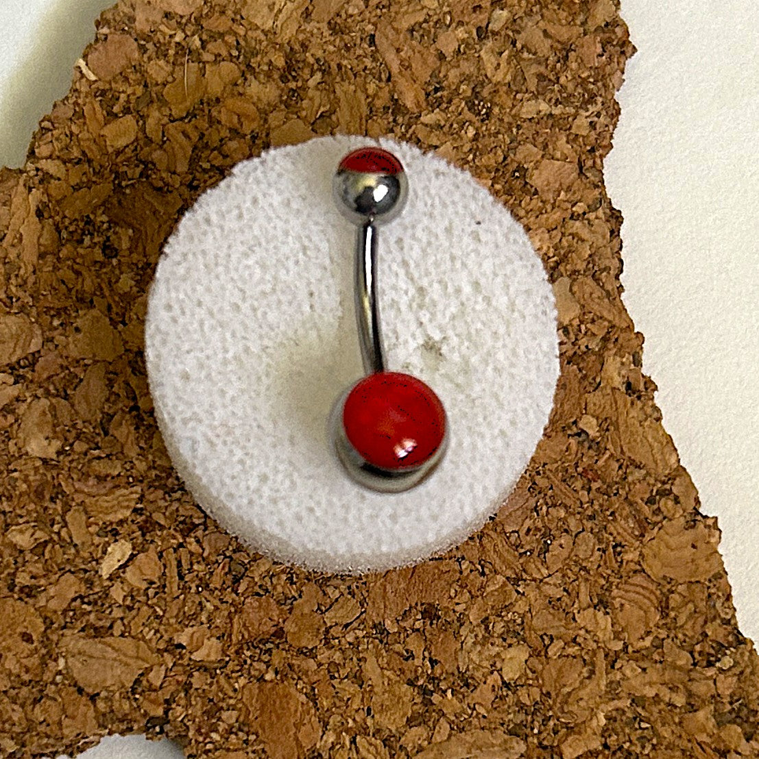 Steel Opaque Color Belly Ring