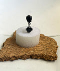 Black Oval Top Hanger Belly Ring