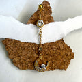 Gold Crescent Moon Dangle Belly Ring