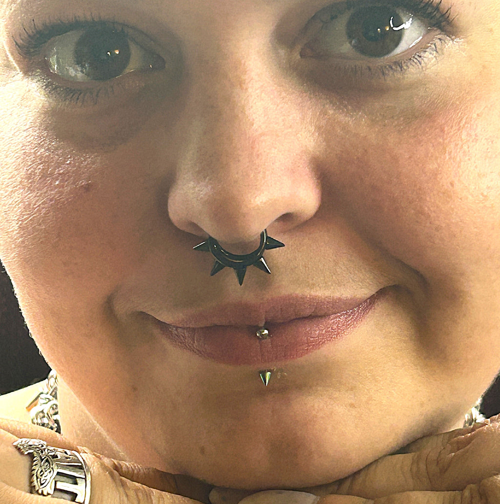 Titanium 16g Triple Spike Clicker