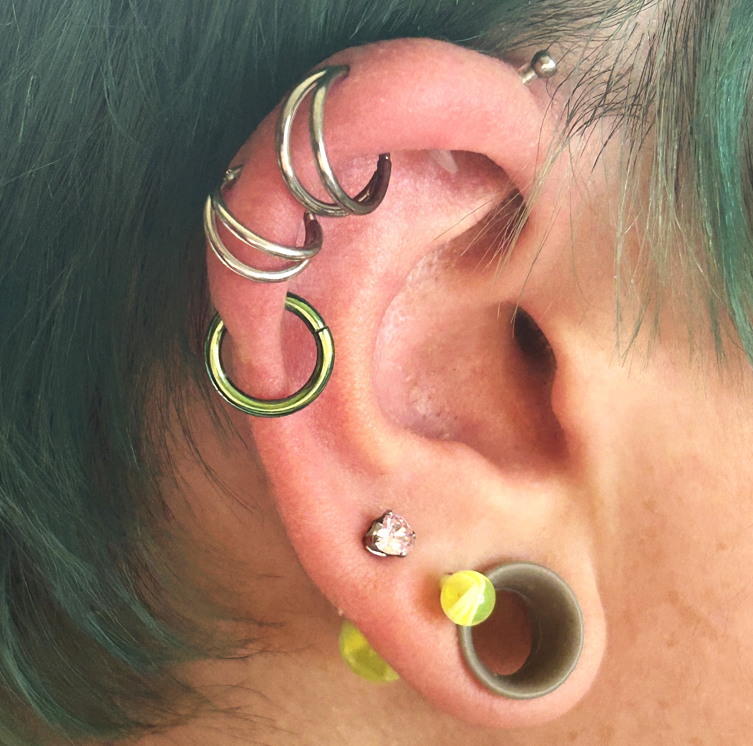 316L Steel 16g Double Clicker