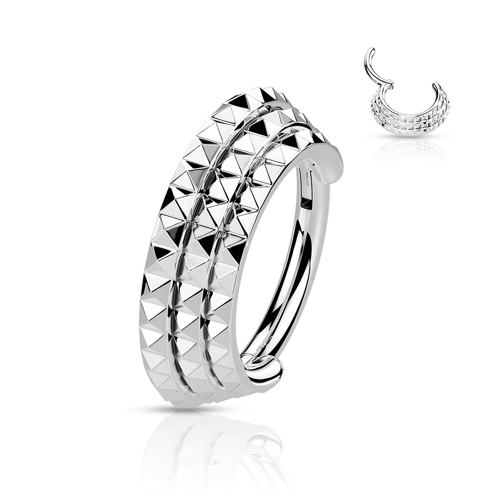 316L Steel 16g Collar Clicker
