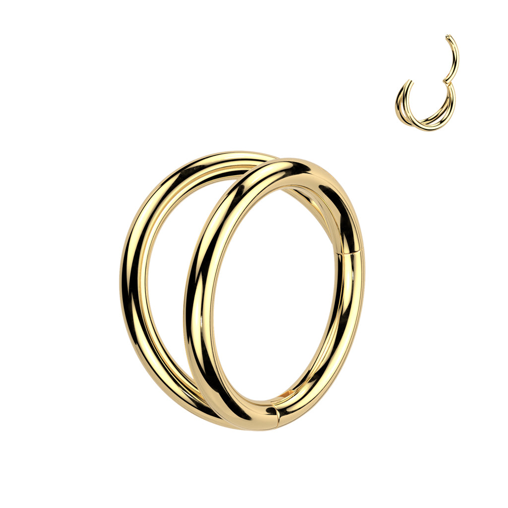 316L Steel 16g Double Clicker