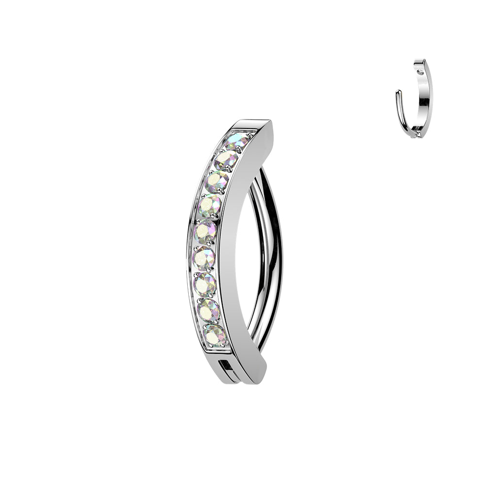 16g Titanium Crystal Curved Clicker