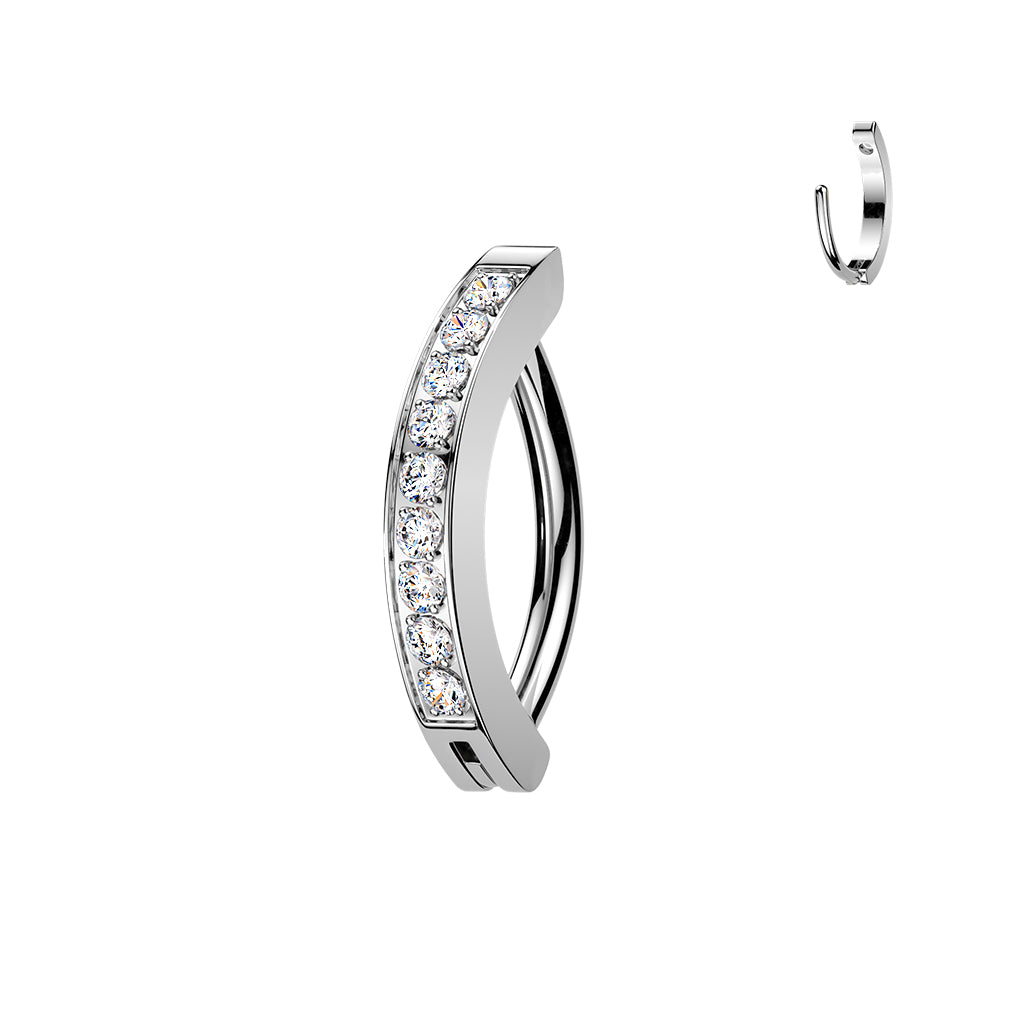 16g Titanium Crystal Curved Clicker