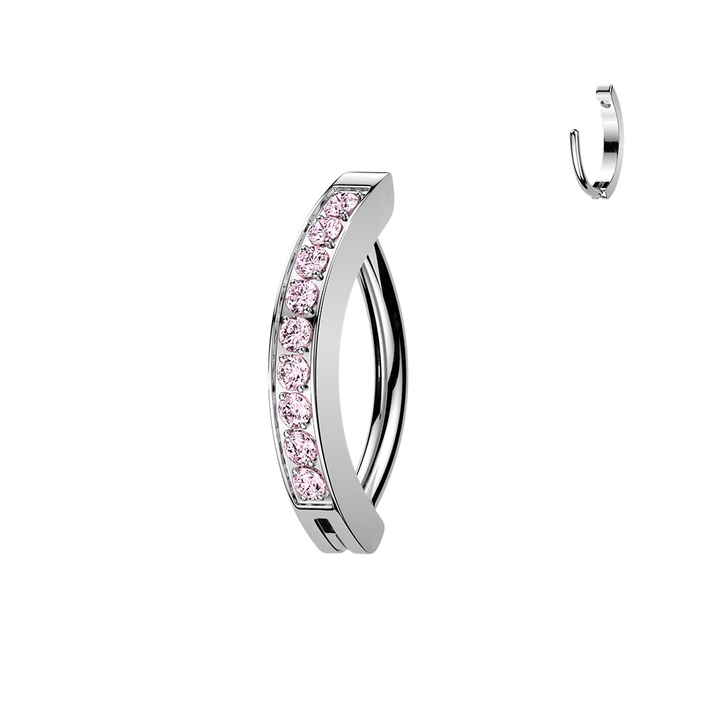 16g Titanium Crystal Curved Clicker