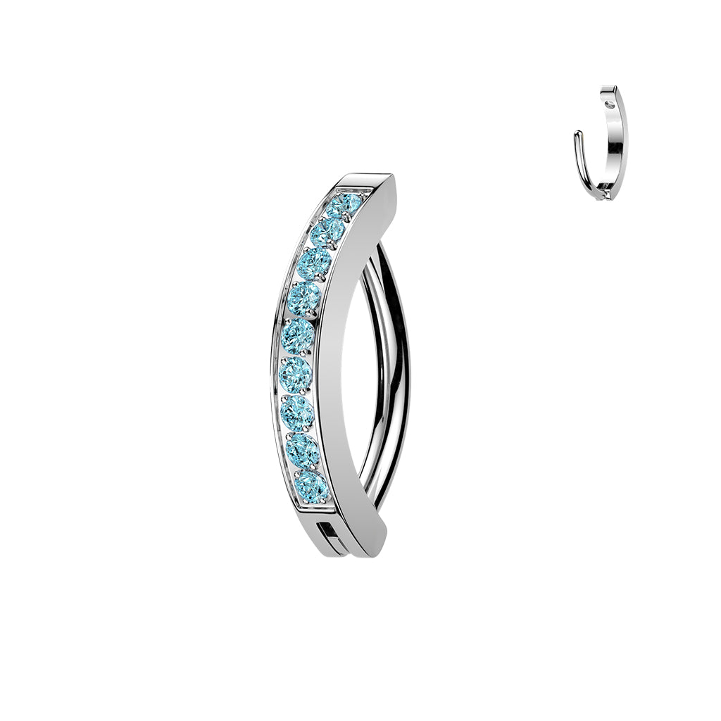 16g Titanium Crystal Curved Clicker