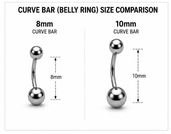 Aurora Double Gem Belly Ring